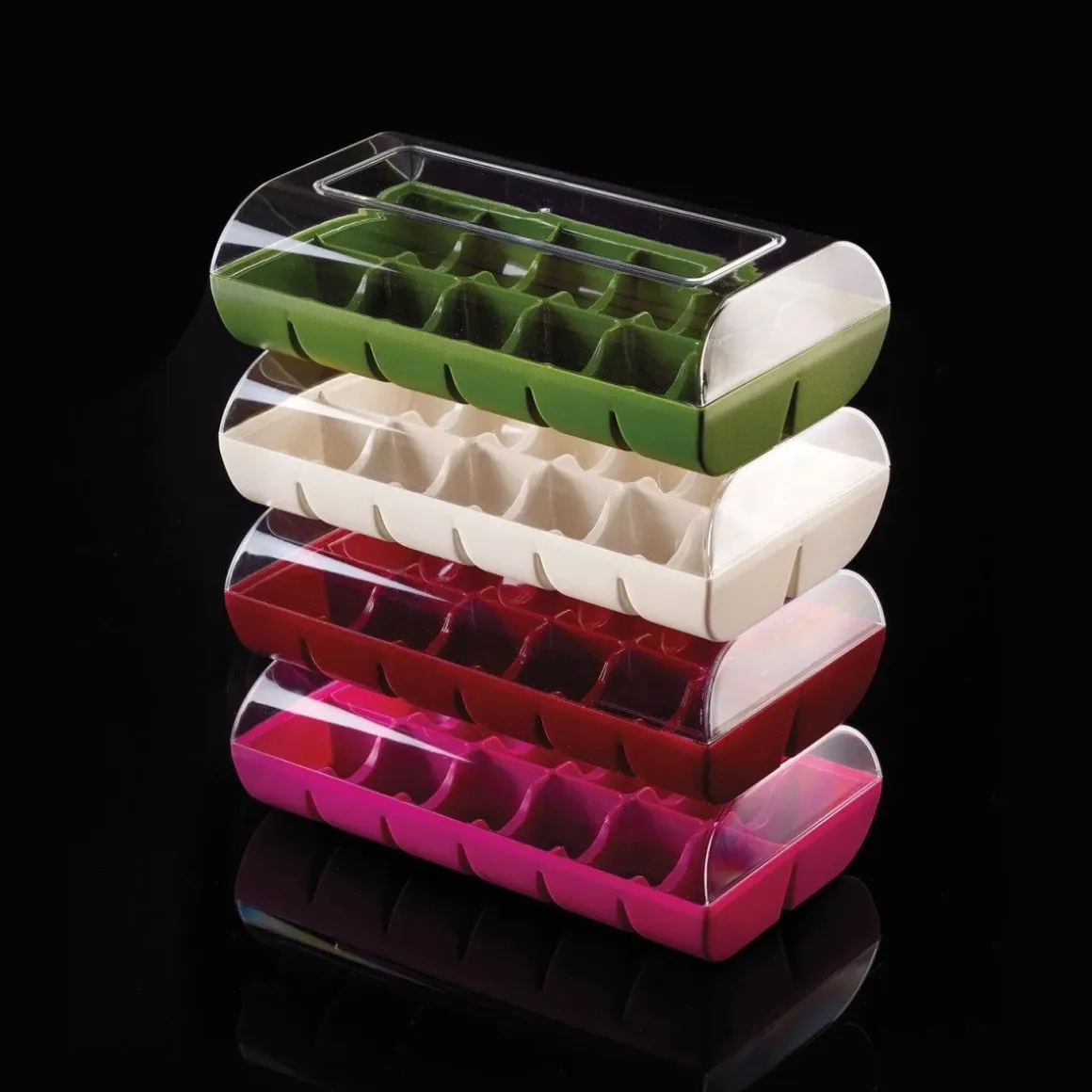 Silikomart Doosje voor 12 Macarons Fuchsia