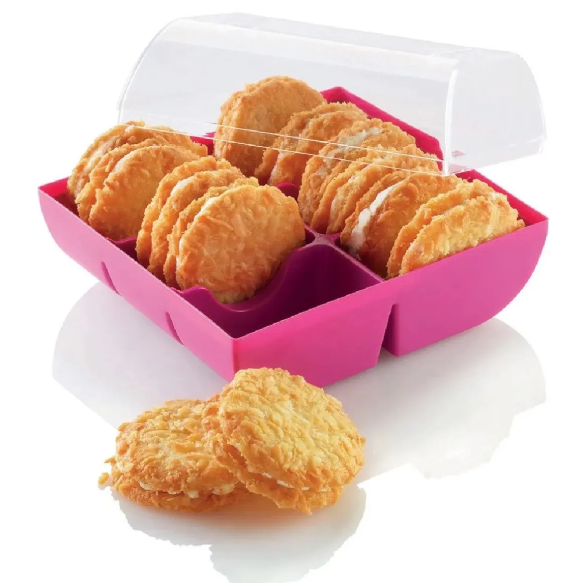 Silikomart Doosje voor 6 Macarons Fuchsia
