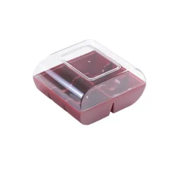 Silikomart Doosje voor 6 Macarons Ruby Rood