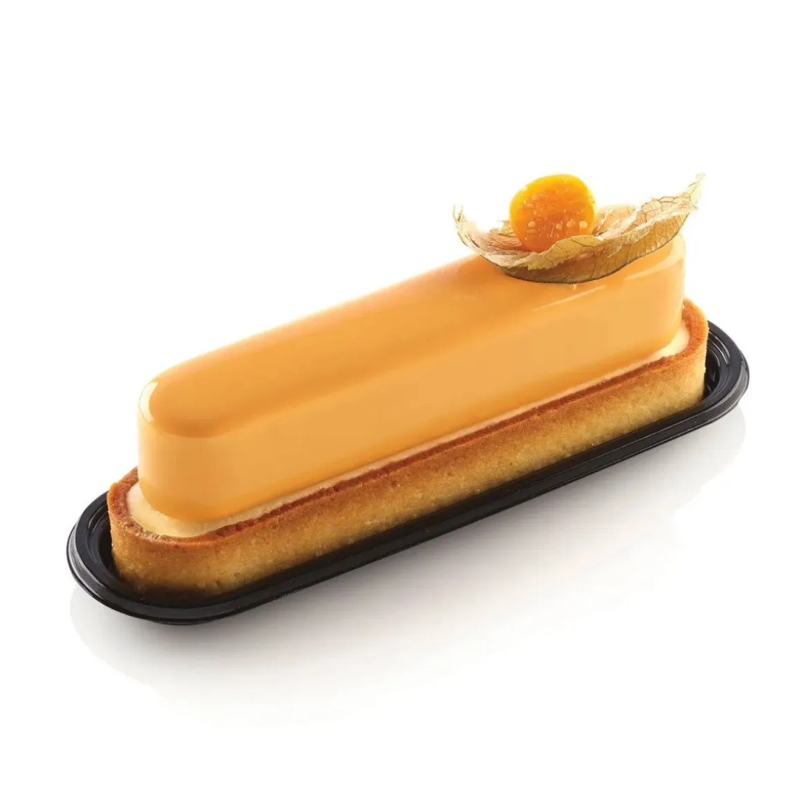 Silikomart Gebakschoteltje Eclair Zwart 14x3,2cm 100st.