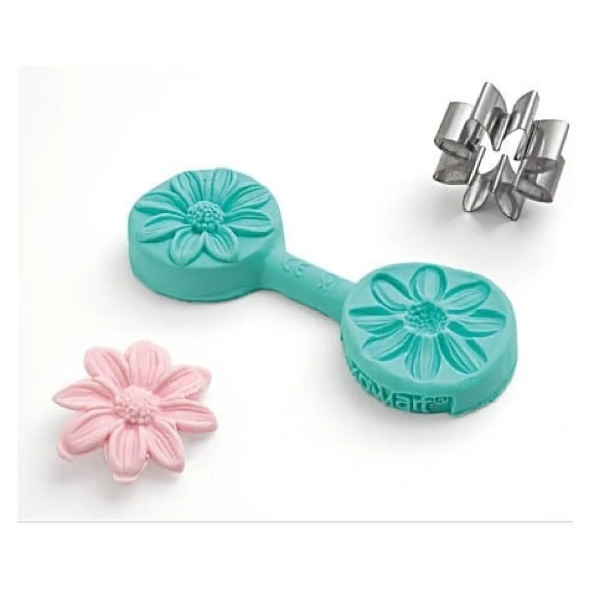 Silikomart Mold en Steker Bloem #3 - Ø32mm (Veiner)