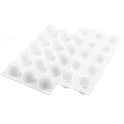 Silikomart Siliconen Bakvorm Bol (15x) Ø4,2x3,6cm