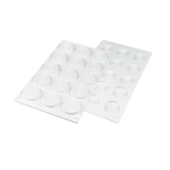 Silikomart Siliconen Bakvorm Spiraal (15x) Ø4,5cm