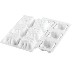 Silikomart Siliconen Bakvorm Wolk (6x) 7,1x7,1x3,4cm