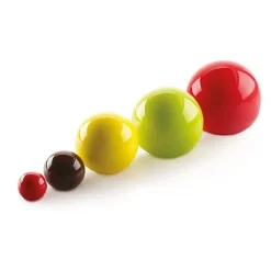 Silikomart Siliconen Bakvorm Bolletjes (35x) Ø2,2x1,9cm