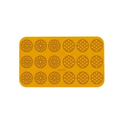 Silikomart Siliconen Mat Ambra (18x) Ø6,8x0,2cm