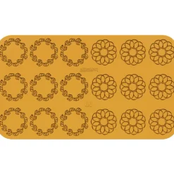 Silikomart Siliconen Mat Corona (18x) Ø6,8x0,2cm