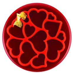 Silikomart Siliconen Mold Mini Love Ø6x0,2cm Set/6