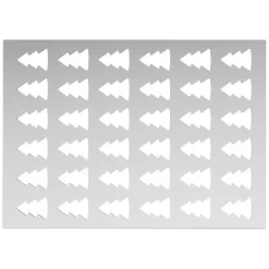 Silikomart Siliconen Sjabloon Kerstboom (36) 3,5x2,5x0,2cm