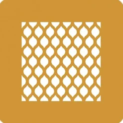 Silikomart Siliconen Stencil Alambra 10x10x0,1cm Set/2