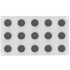 Silikomart Siliconen Vorm Bignè Perfetto (15) Ø4,5x2,5cm