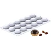 Silikomart Siliconen Vorm Bignè Perfetto (18) Ø3,5x2cm