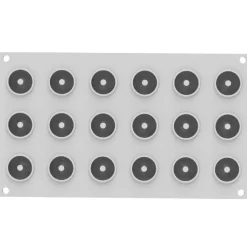 Silikomart Siliconen Vorm Donut XS (18) Ø3,4x1,6cm**