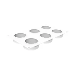 Silikomart Siliconen Vorm Neve (6) Ø7x3cm