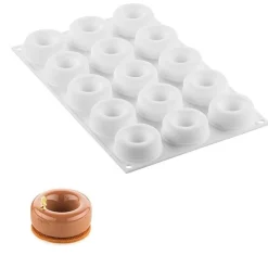 Silikomart Siliconen Vorm Oblio (15x) Ø50x20(h)mm