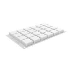 Silikomart Siliconen Vorm Quadrato XS (24) 3,7x3,7x1,6cm