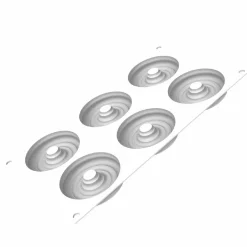 Silikomart Siliconenvorm & Taartring Set Tornado Ø8cm**