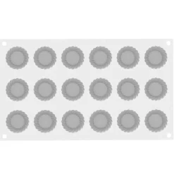 Silikomart Siliconen Vorm Torta XS (18) Ø4x1,5cm
