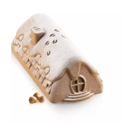 Silikomart Siliconen Vorm Winter Cottage 23x10,5x7,5cm