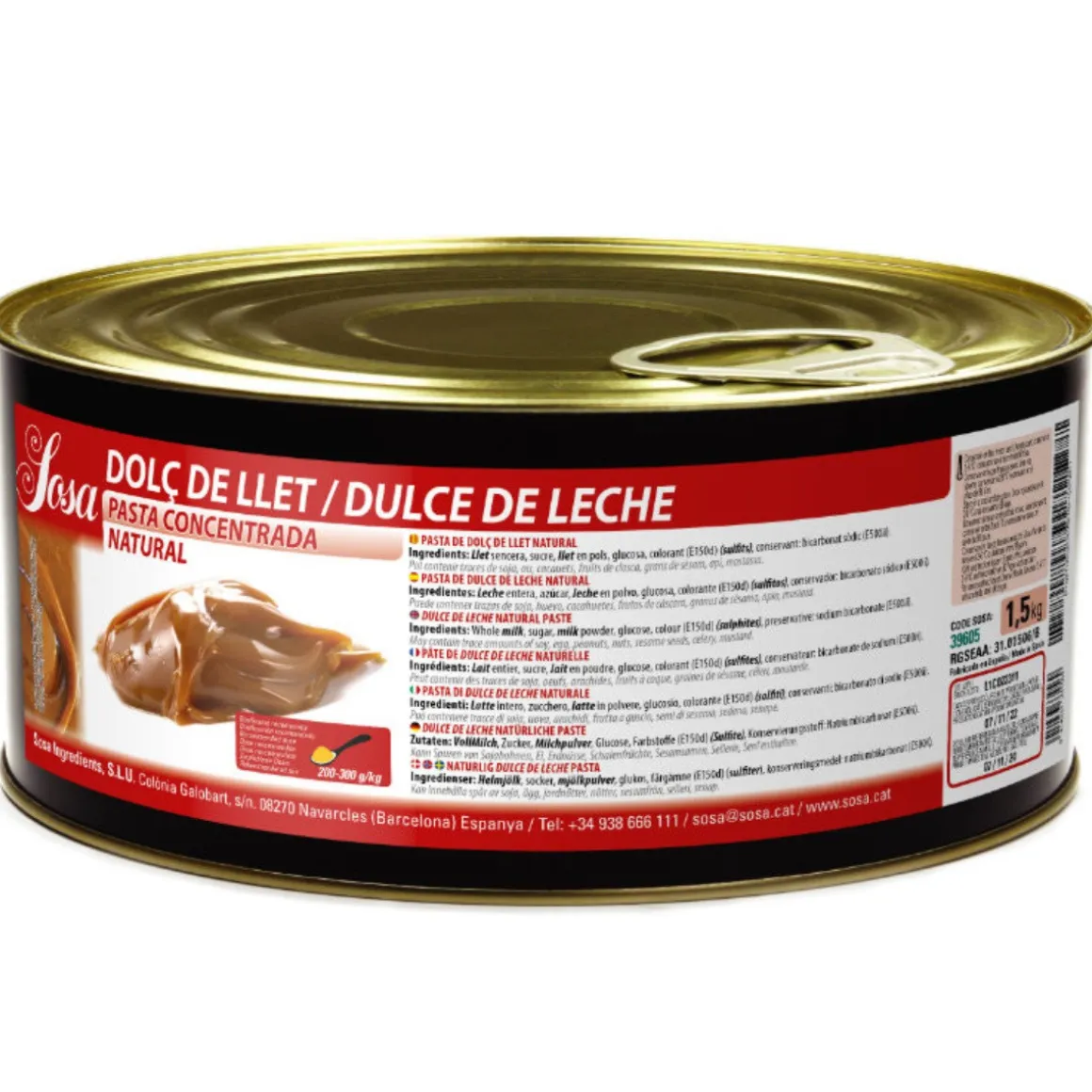 Sosa Dulche De Leche 1,5kg