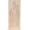 Speculaasplank Sinterklaas 25x10cm.