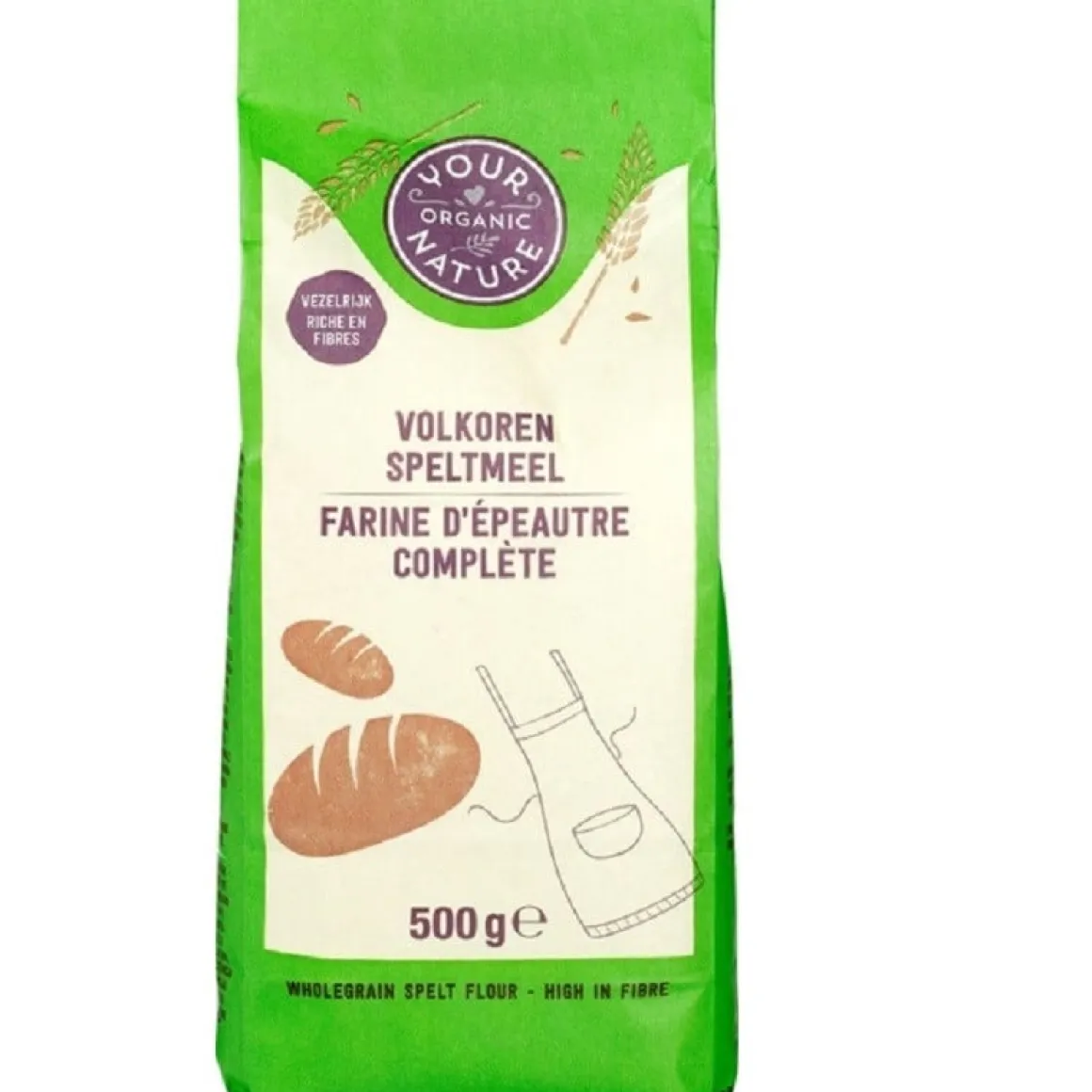 Speltmeel Volkoren Biologisch 500g