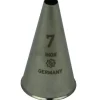 Spuitmondje Glad RVS 7mm