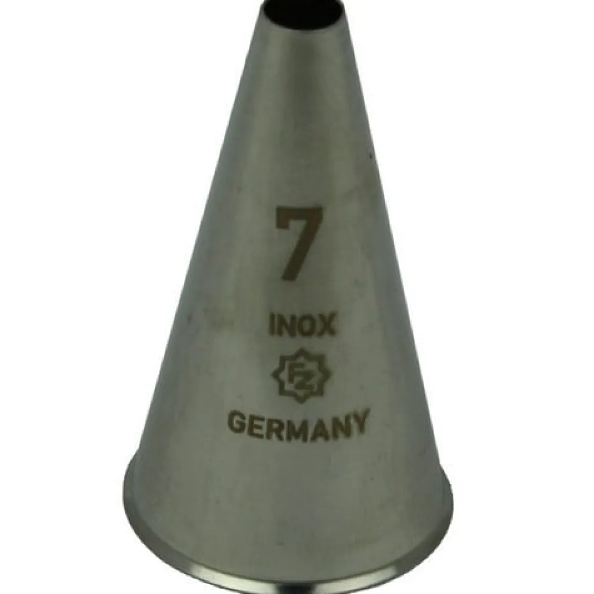 Spuitmondje Glad RVS 7mm