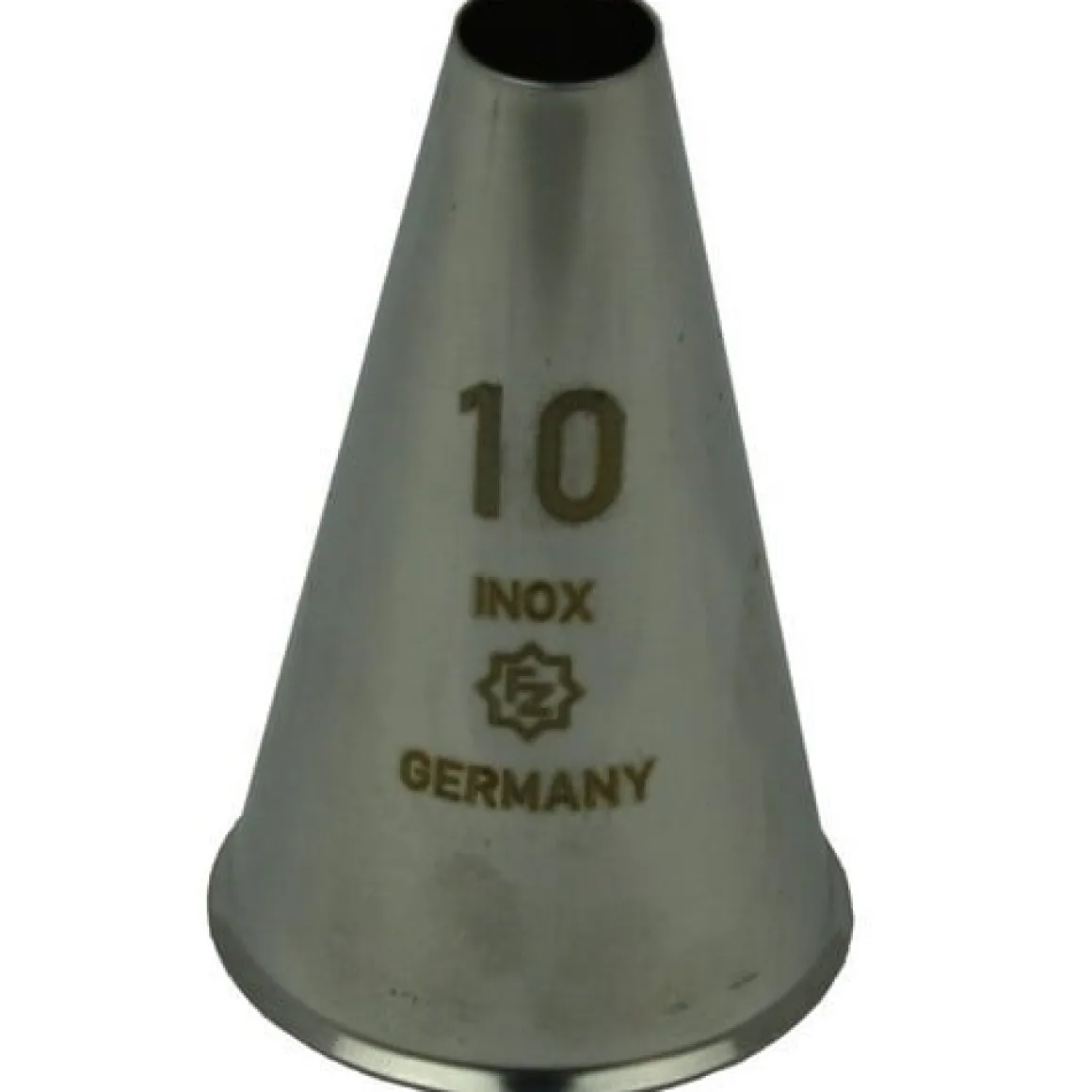 Spuitmondje Glad RVS 10mm