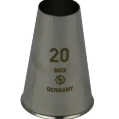 Spuitmondje Glad RVS 20mm