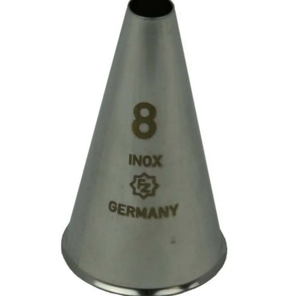 Spuitmondje Glad RVS 8mm