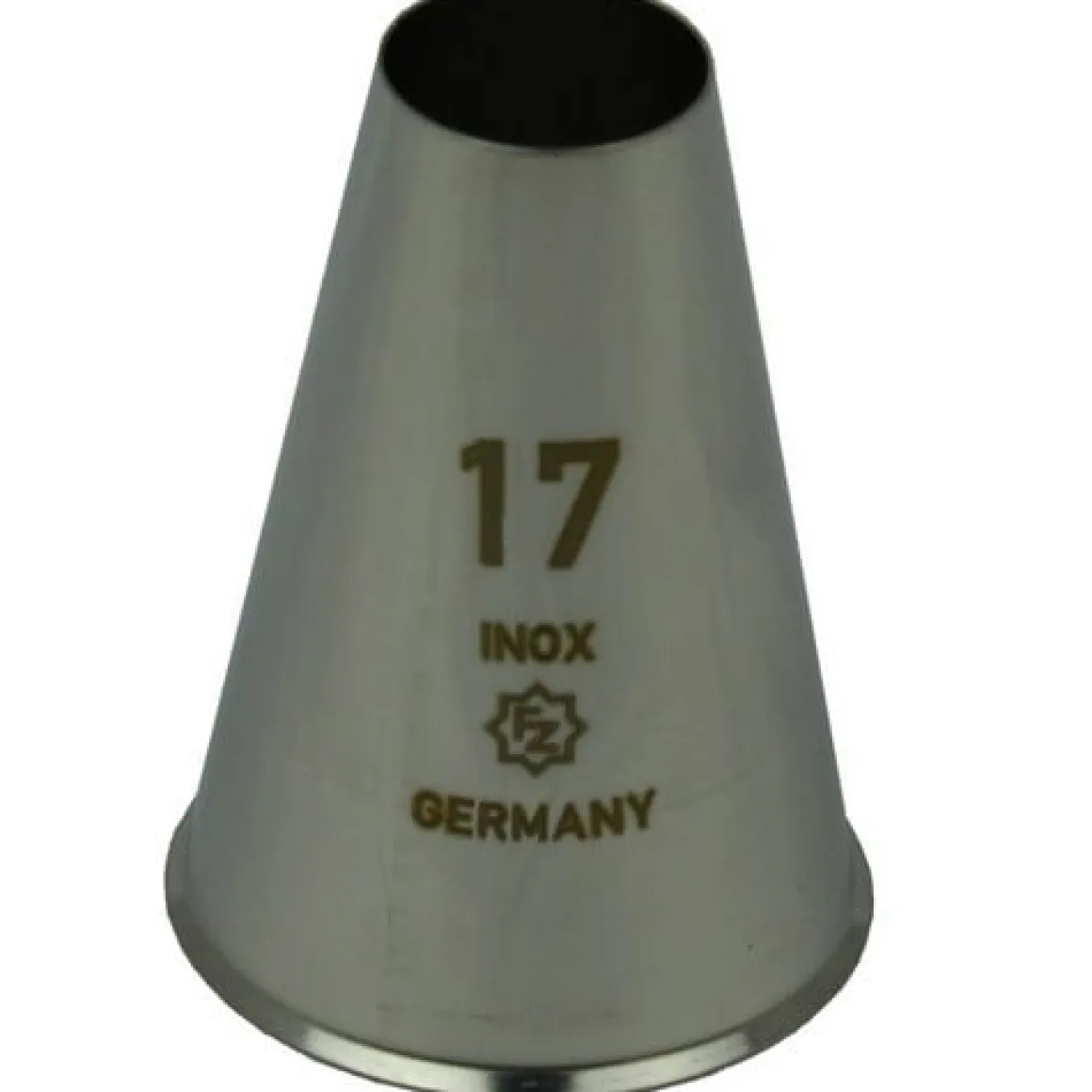 Spuitmondje Glad RVS 17mm
