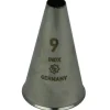 Spuitmondje Glad RVS 9mm