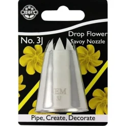 Spuitmondje JEM. round & star savoy nozzles