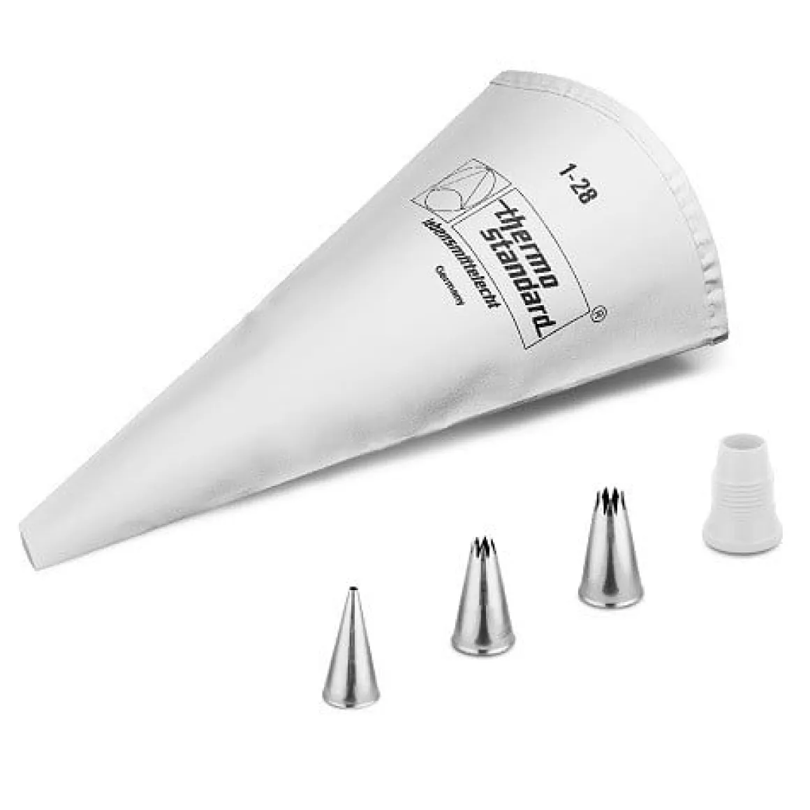Spuitzakset katoen 28cm (5-delig)