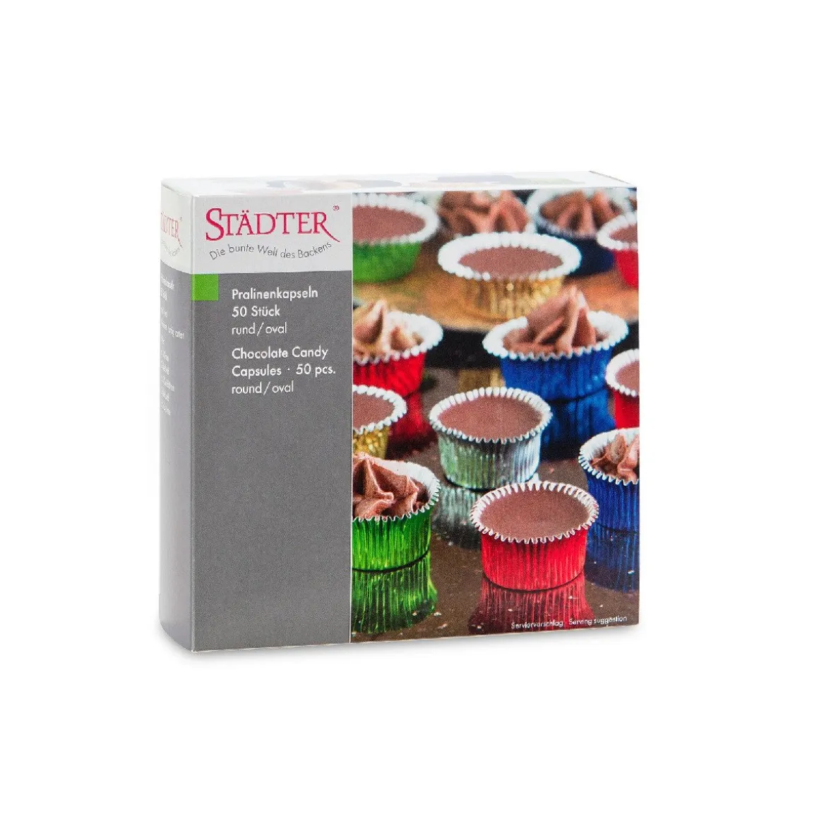 Städter Bonboncups Rond/Ovaal Assortiment Aluminium 50st.