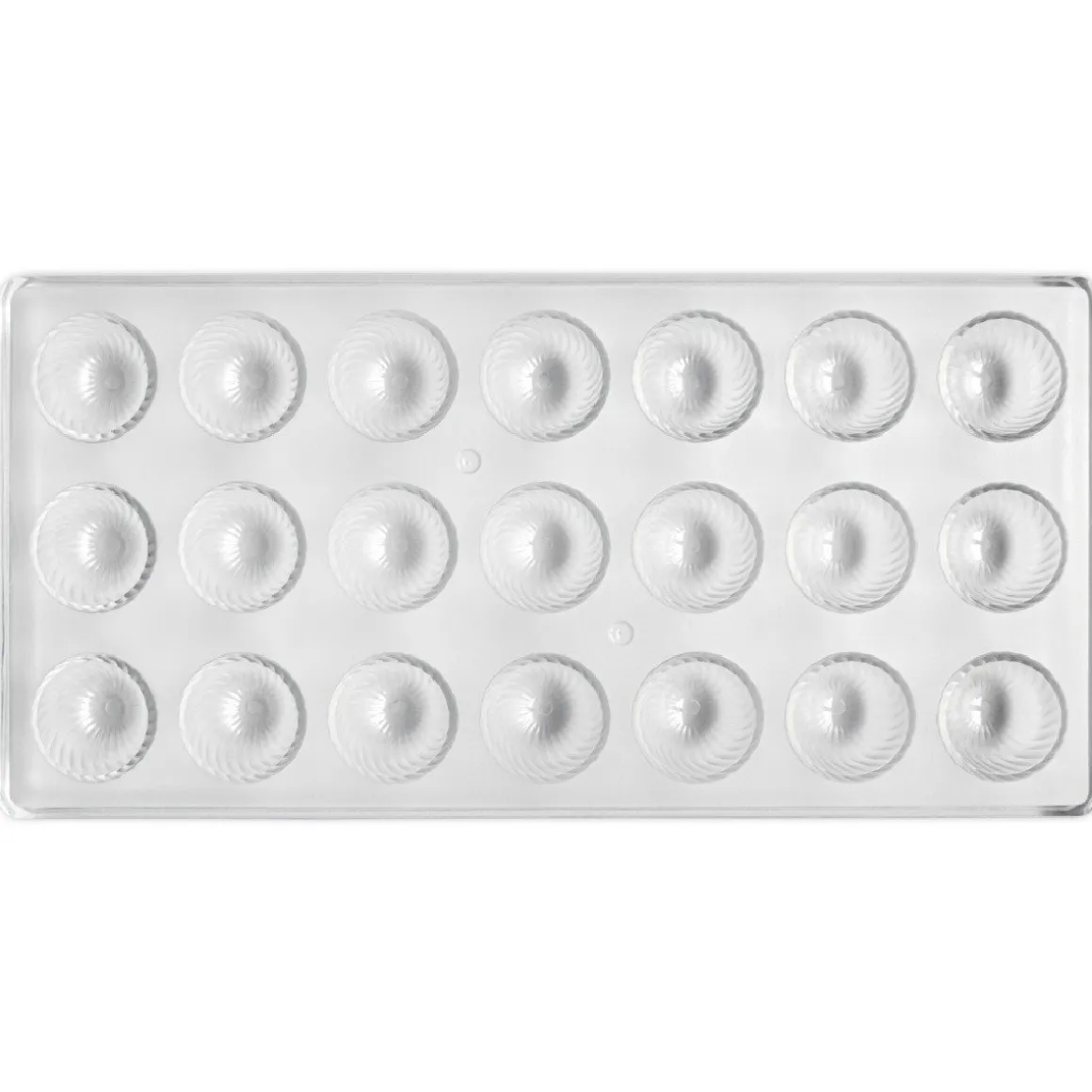 Städter Bonbonvorm Rond Geribbeld (21) Ø28mm