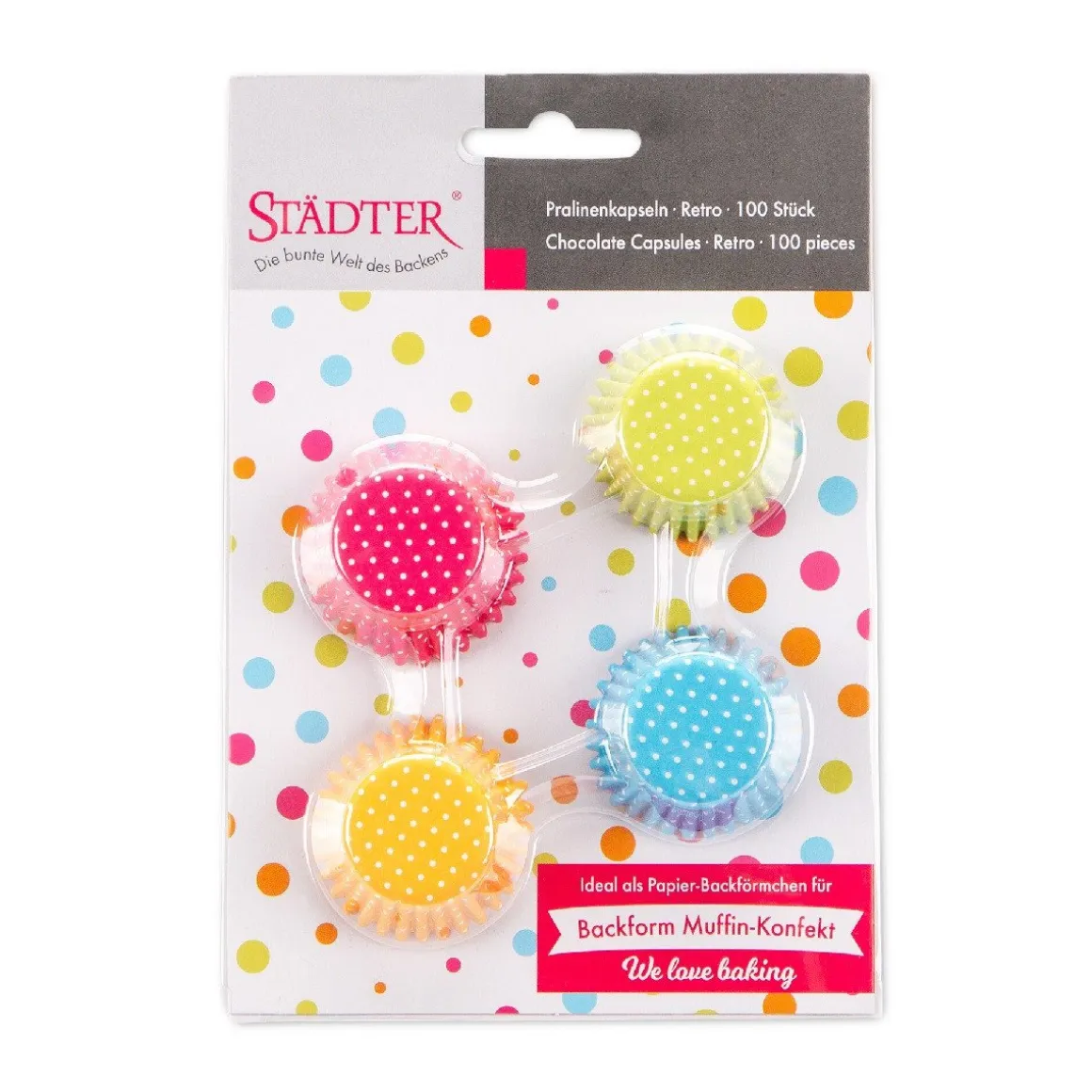 Städter Mini Muffin/Bonboncups Assortiment Papier 100st.