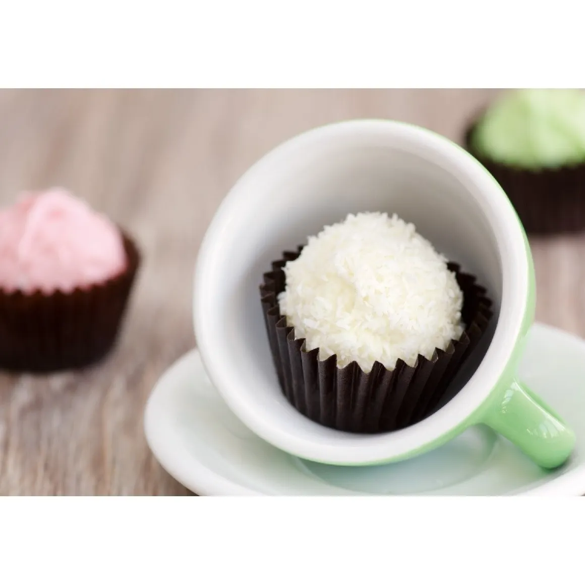 Städter Mini Muffin/Bonboncups Bruin Papier 100st.