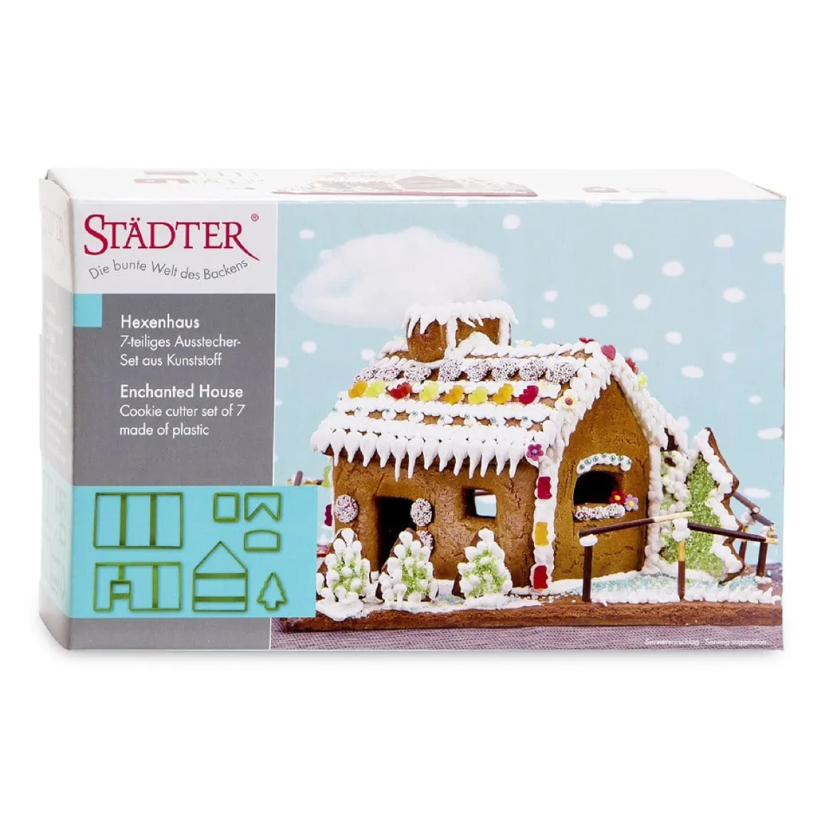 Städter Peperkoek Huis Bouwset Uitstekers 15x19x21cm
