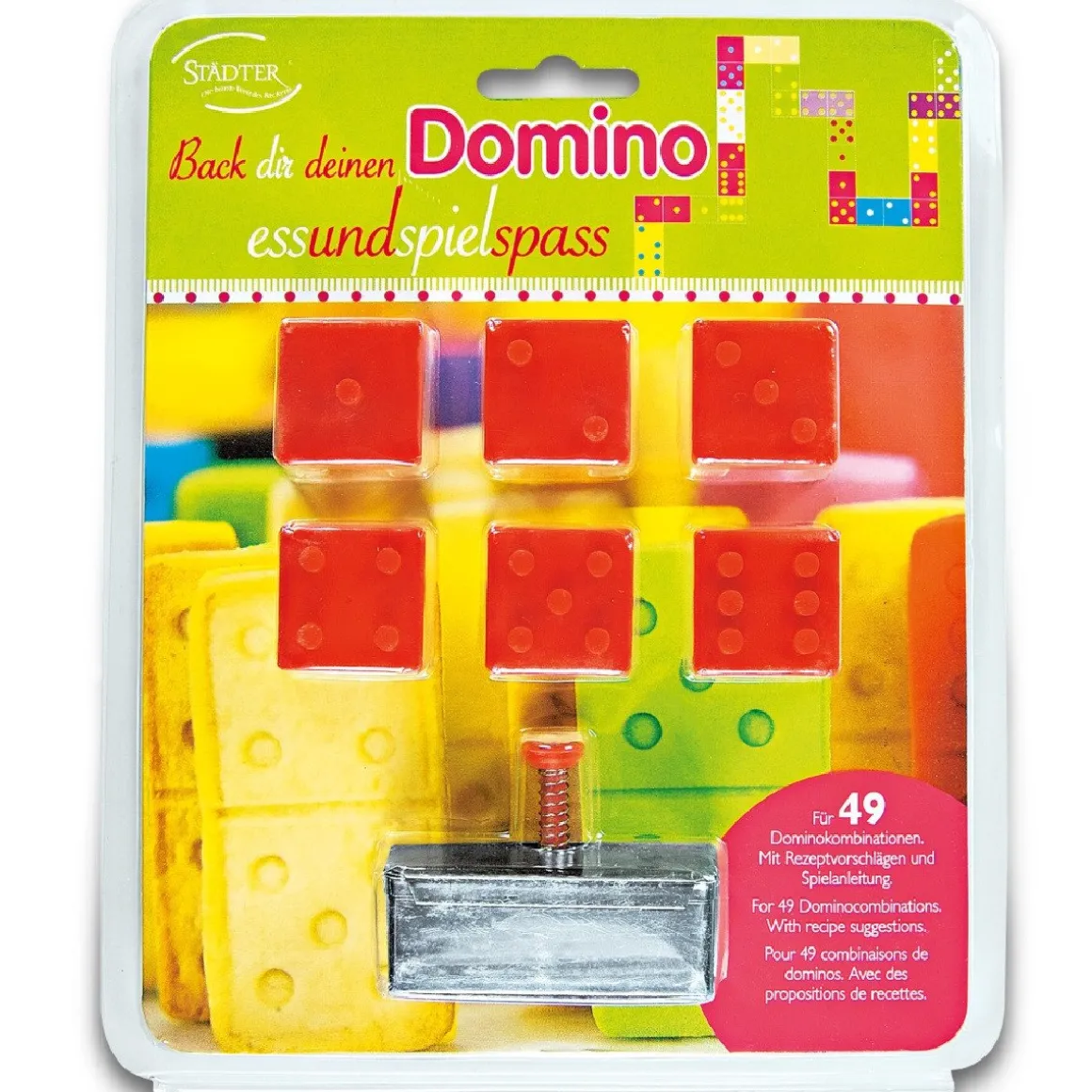 Städter Plunger Cutter Domino Verwisselbaar Set/14**