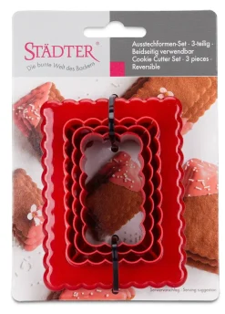 Städter Uitsteekvormen Rechthoek Set/3