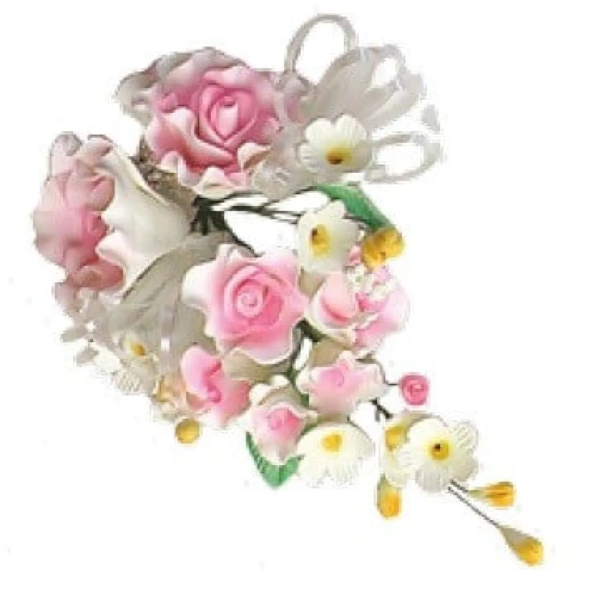 Suikerbloem Boeket Roos Roze