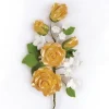 Suikerbloem Boeket Rozen Goud 14,5cm