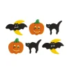 Suikerdecoratie Halloween 3 cm 6 stuks