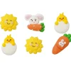 Suikerdecoratie Pasen 4cm 6st.