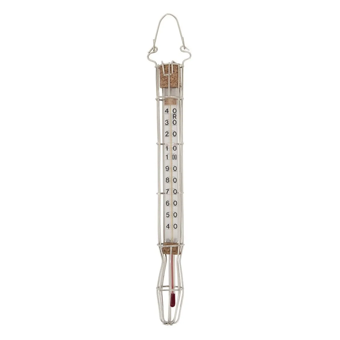 Suikerthermometer metalen korf 70 tot 160 Reamur