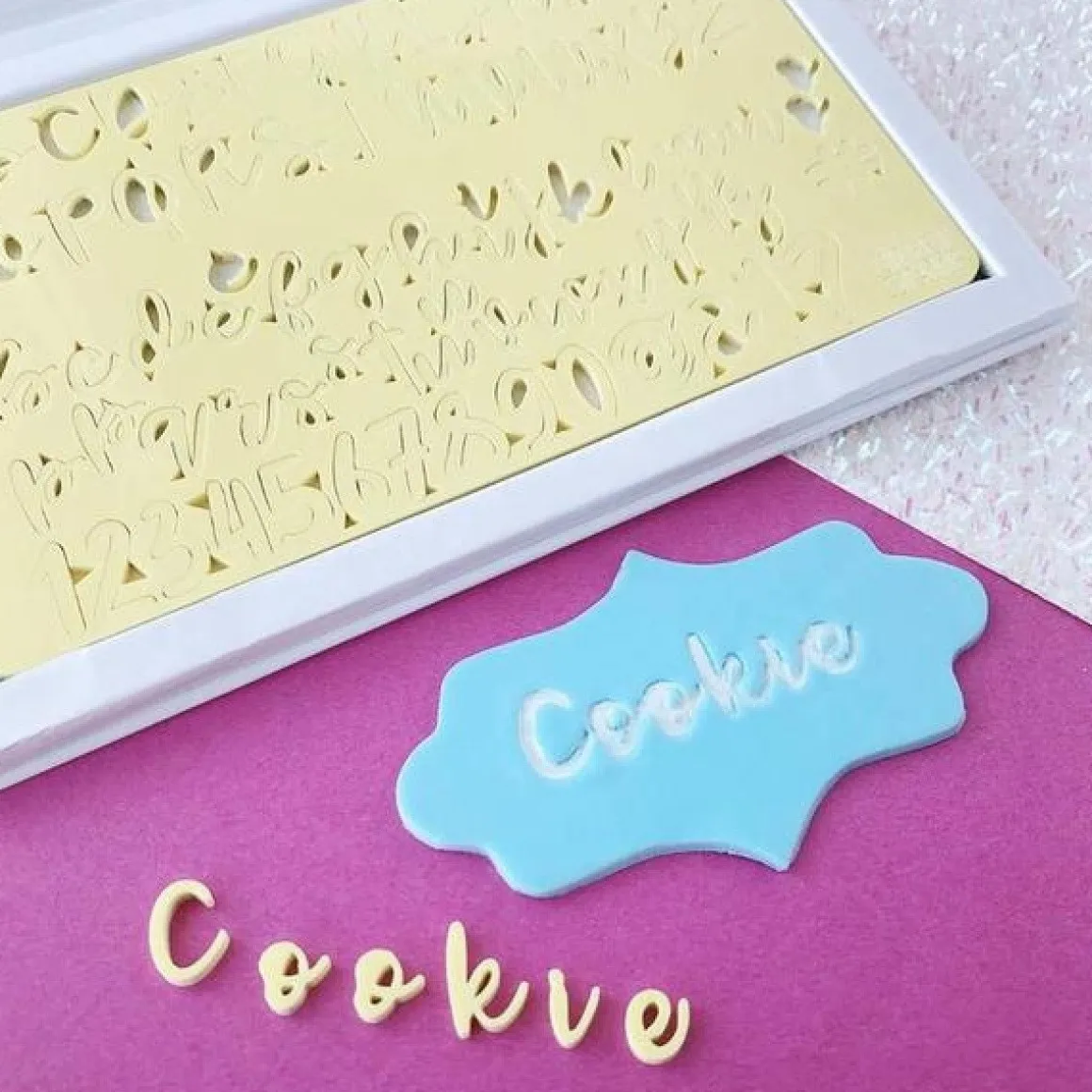 Sweet Stamp Cookie Letters & Cijfers Set