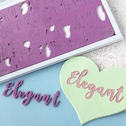 Sweet Stamp Elegant Letters Set