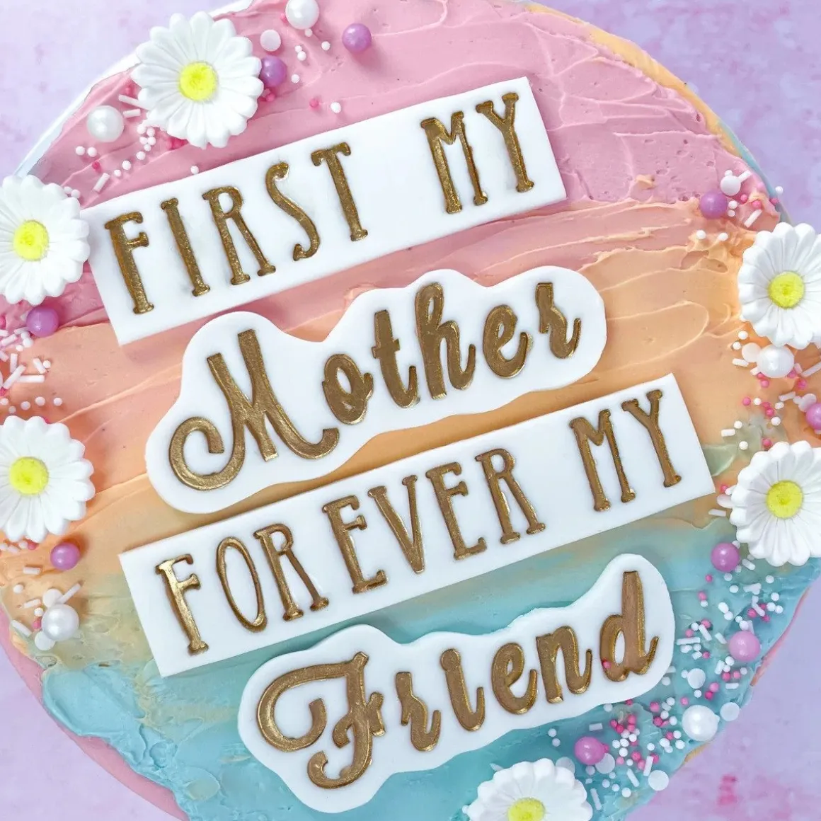 Sweet Stamp Flawless Botercreme Plaat Rond Ø15cm Set/2